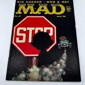 Mad #47 EC June.1959 Sid Caesar! Bob And Ray!